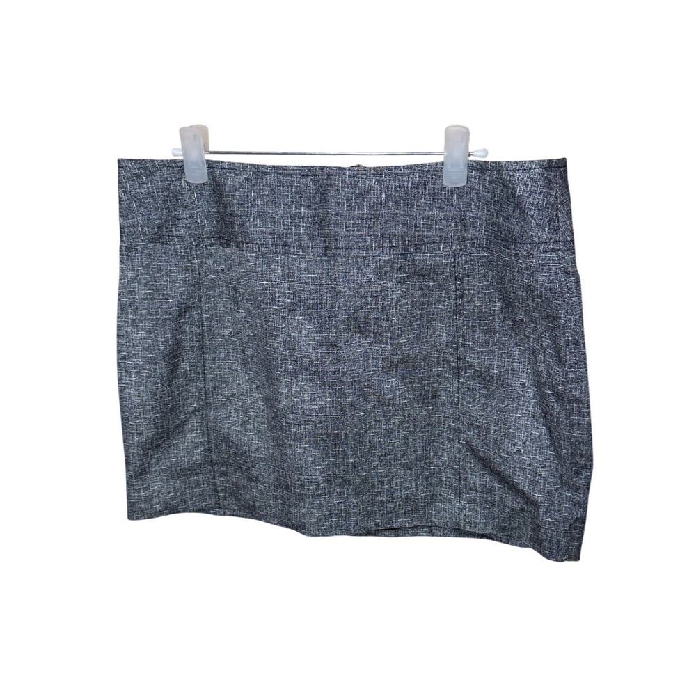 Express Gray Mini Skirt‎ Womens Size 6 Lined Back Zip